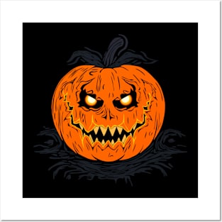 Halloween pumpkin;) Posters and Art